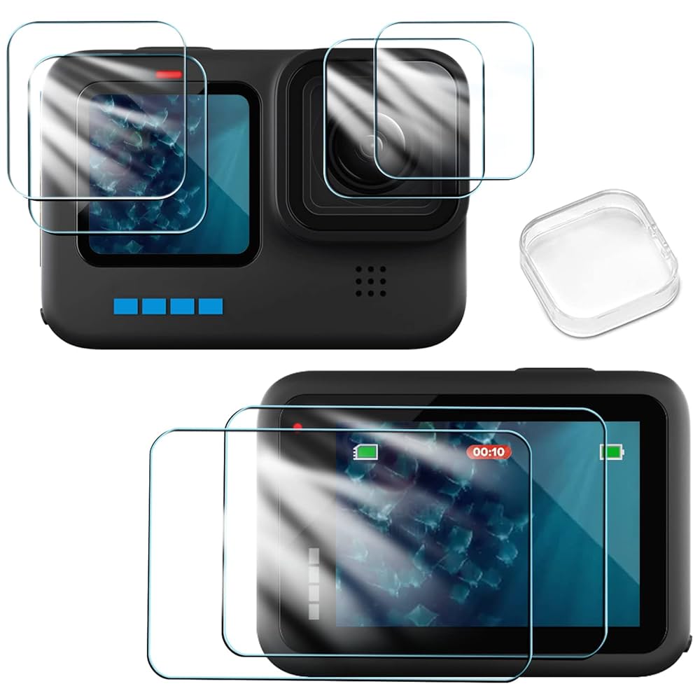 GoPro - GoPro HERO9 Black 美品　保護フィルム Amazon | GLIDER GoPro用 HERO12/11/10/9Black対応 保護フィルム